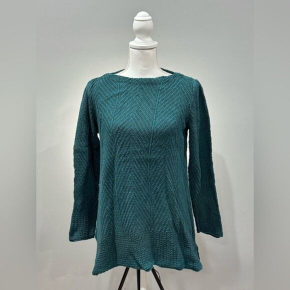 SALE! Green Eight Eight Eight Cotton Sweater Size M EUC - Picture 1 of 6